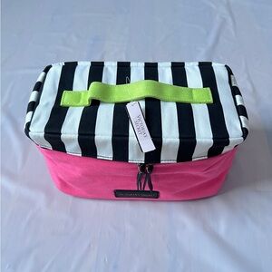 Victoria's Secret Lingerie Travel Case Limited Edition 2016 pink black white NWT